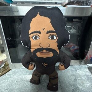 Black and Brown Character Plush Toy